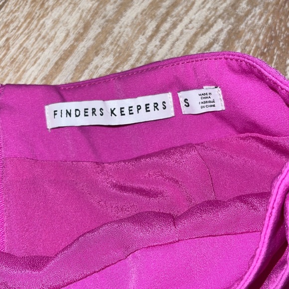 Finders Keepers Pink Ruffle Front Mini Skirt S NWT - Picture 6 of 7